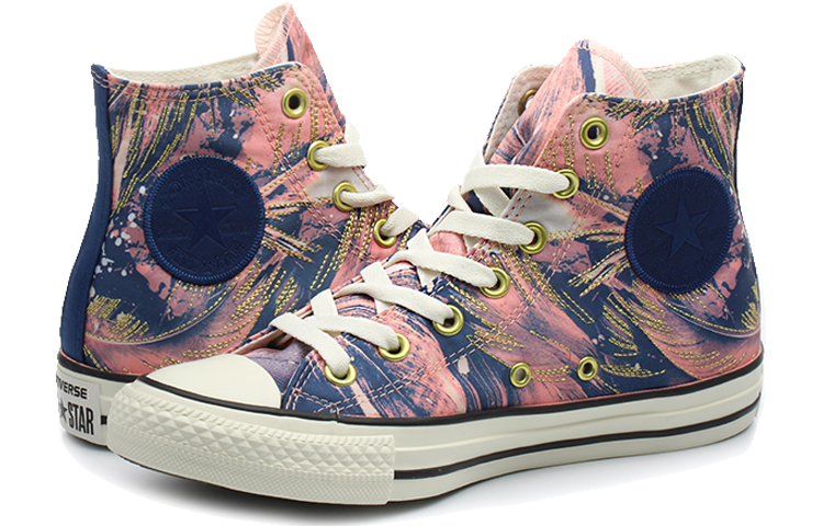 Женские кеды Converse Chuck Taylor All Star (бело-красно-синий) — Белый / красный / синий — фото 4