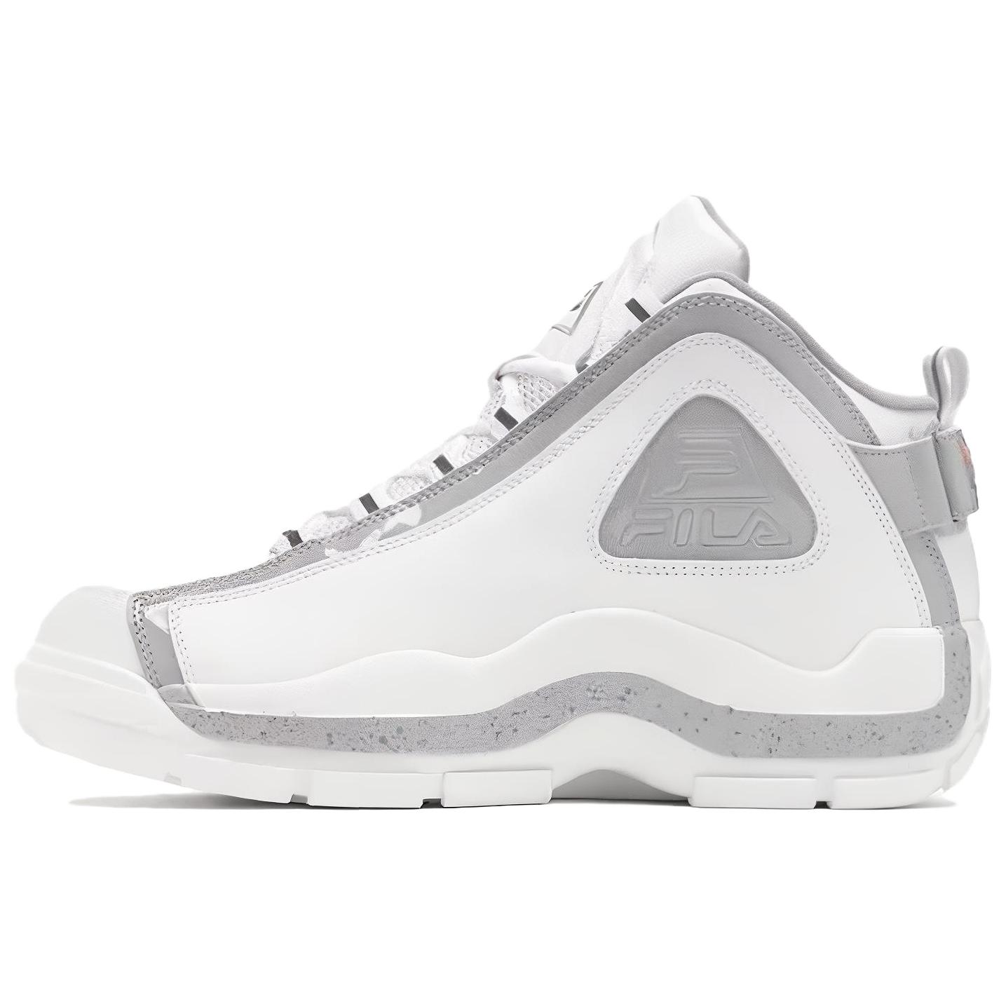 FILA Grant Hill 2 Comfortable Round Toe Mid top Basketball Shoes Men's White