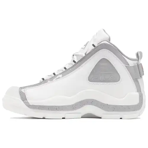 FILA Grant Hill 2 Comfortable Round Toe Mid top Basketball Shoes Men's White