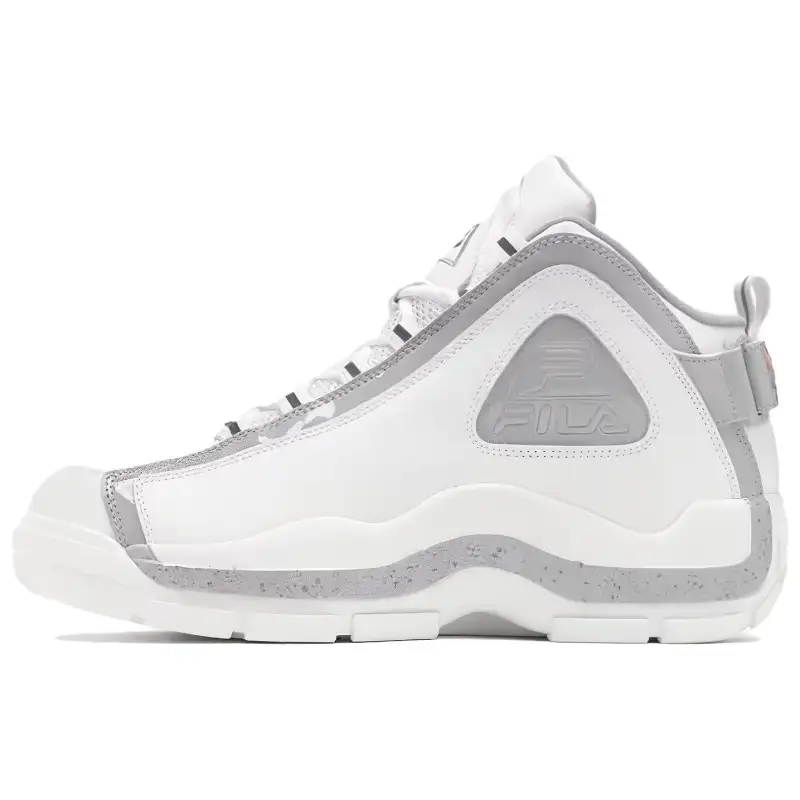 FILA Grant Hill 2 Comfortable Round Toe Mid top Basketball Shoes Men's White