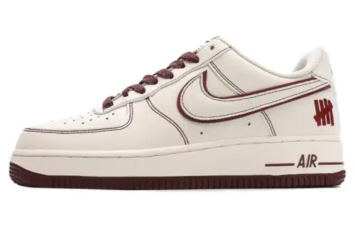 UNDEFEATED x Nike Air Force 1 Low Textile, Artificial Leather, Leather Lightweight And Breathable Low top