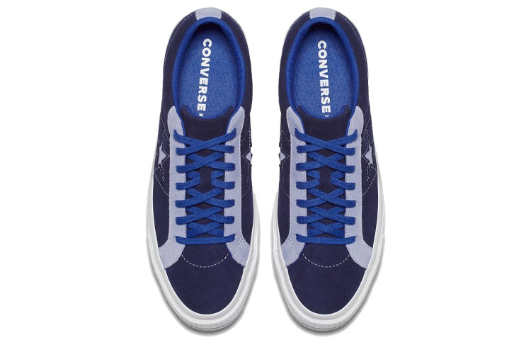 Кеды Converse One Star Ox (фиолетово-синие) — фото 3