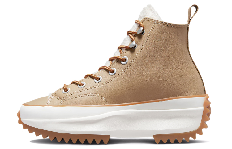 Run Star Wmns Converse Hike High 'Sherpa - Nomad Khaki' Women's