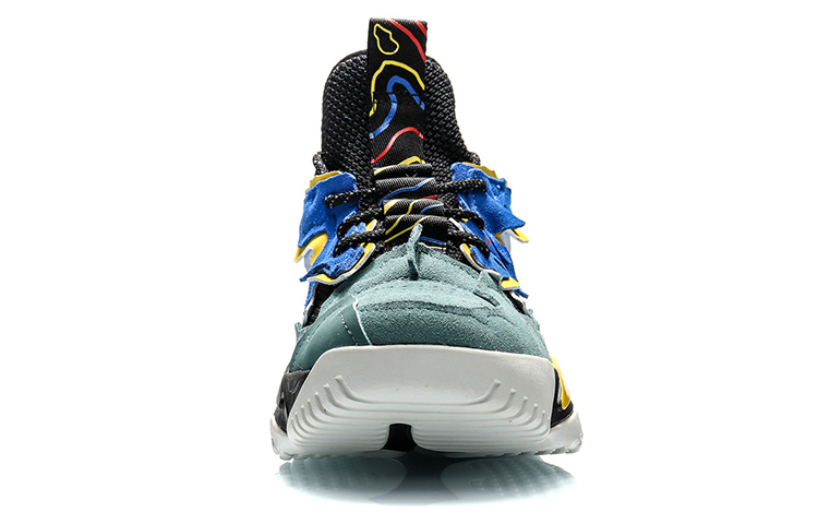 Li Ning Qianhangce Slip Resistant Coverage Slip Resistant Coverage Low top Vintage Basketball Shoes Men’s