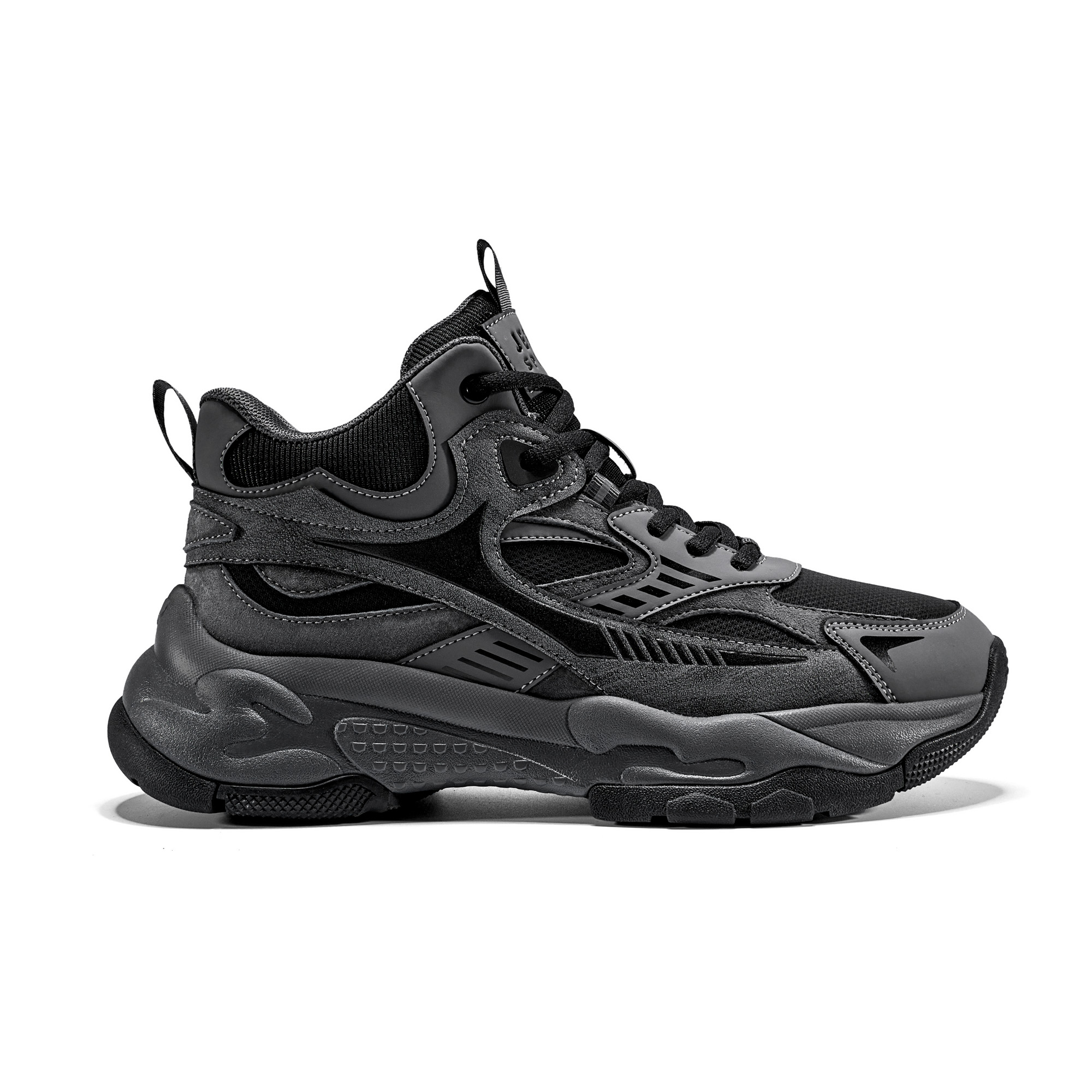 JEEP SPIRIT Rebound Cushioning Support Abrasion Resistant Waterproof Mid top Hiking Shoes Men’s Volcanic Ash