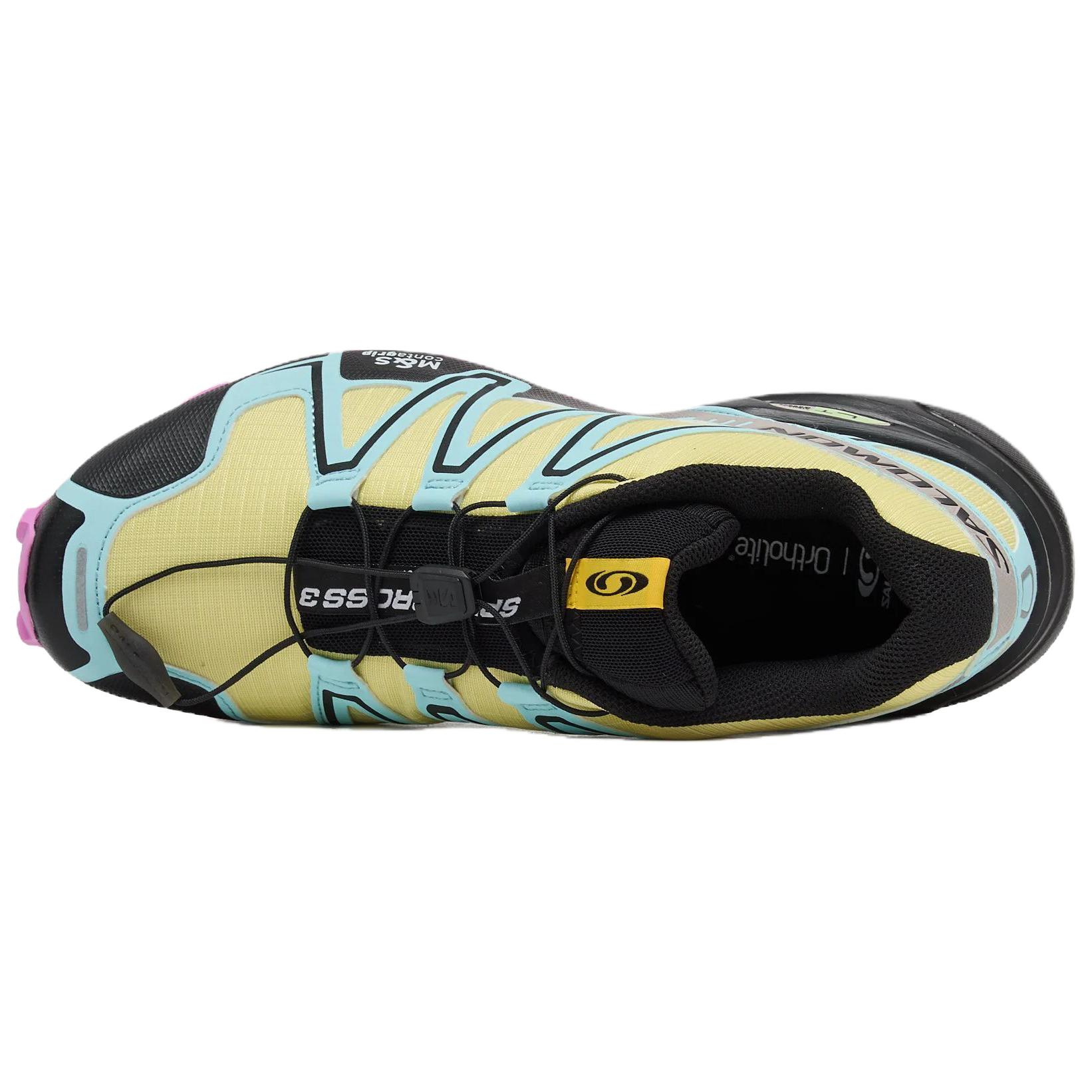 SALOMON Speedcross 3 Low top Hiking Shoes Men’s Yellow Blue