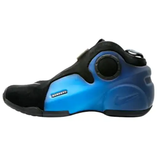 Nike Air Flightposite KG Comfortable and versatile, shock-absorbing and wear-resistant, mid-top basketball shoes, men's blue and black