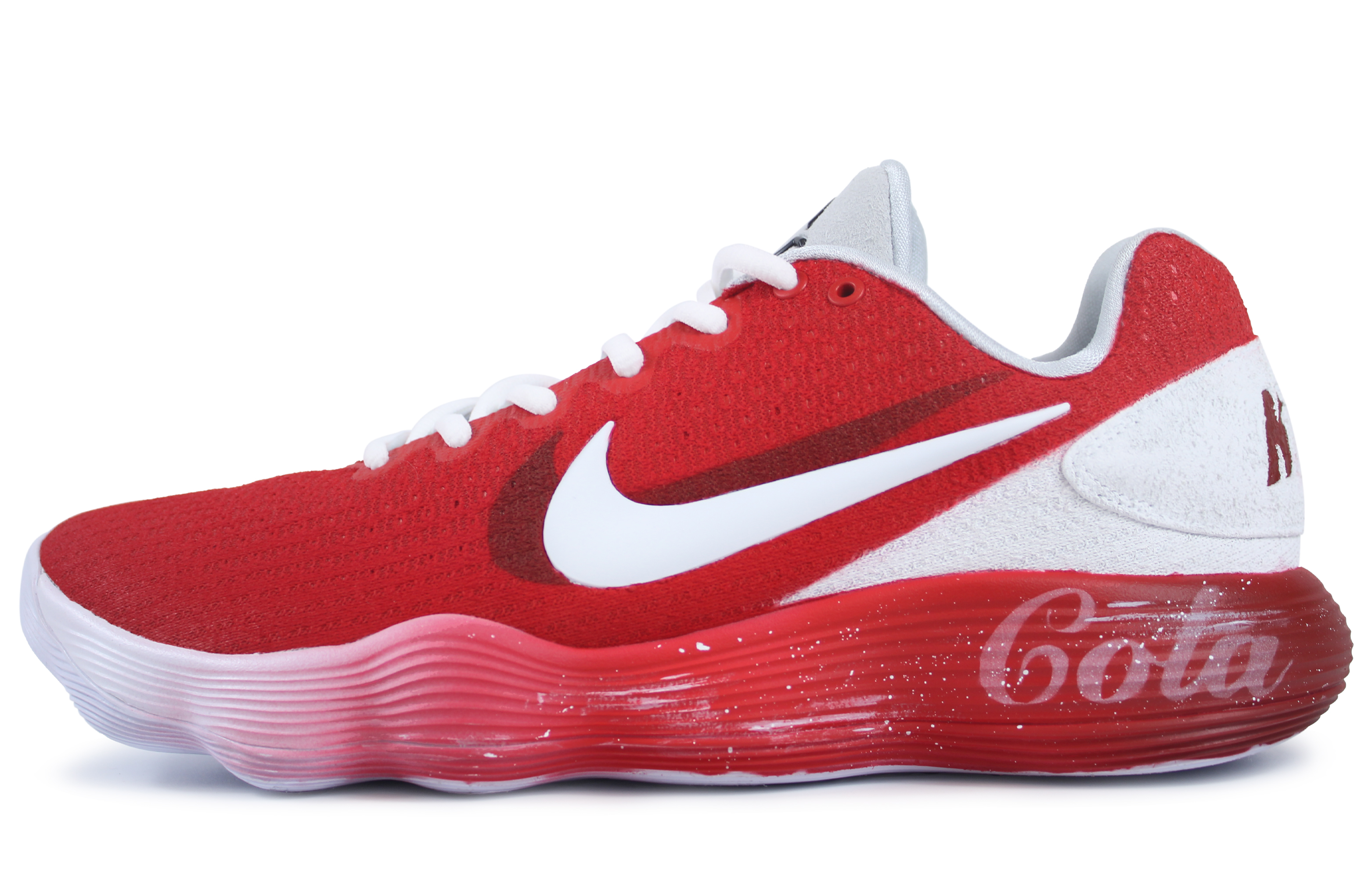 Nike Hyperdunk 2017 Low Xi Chu Manufacturing Slip Resistant Low top Basketball Shoes Men's Red White