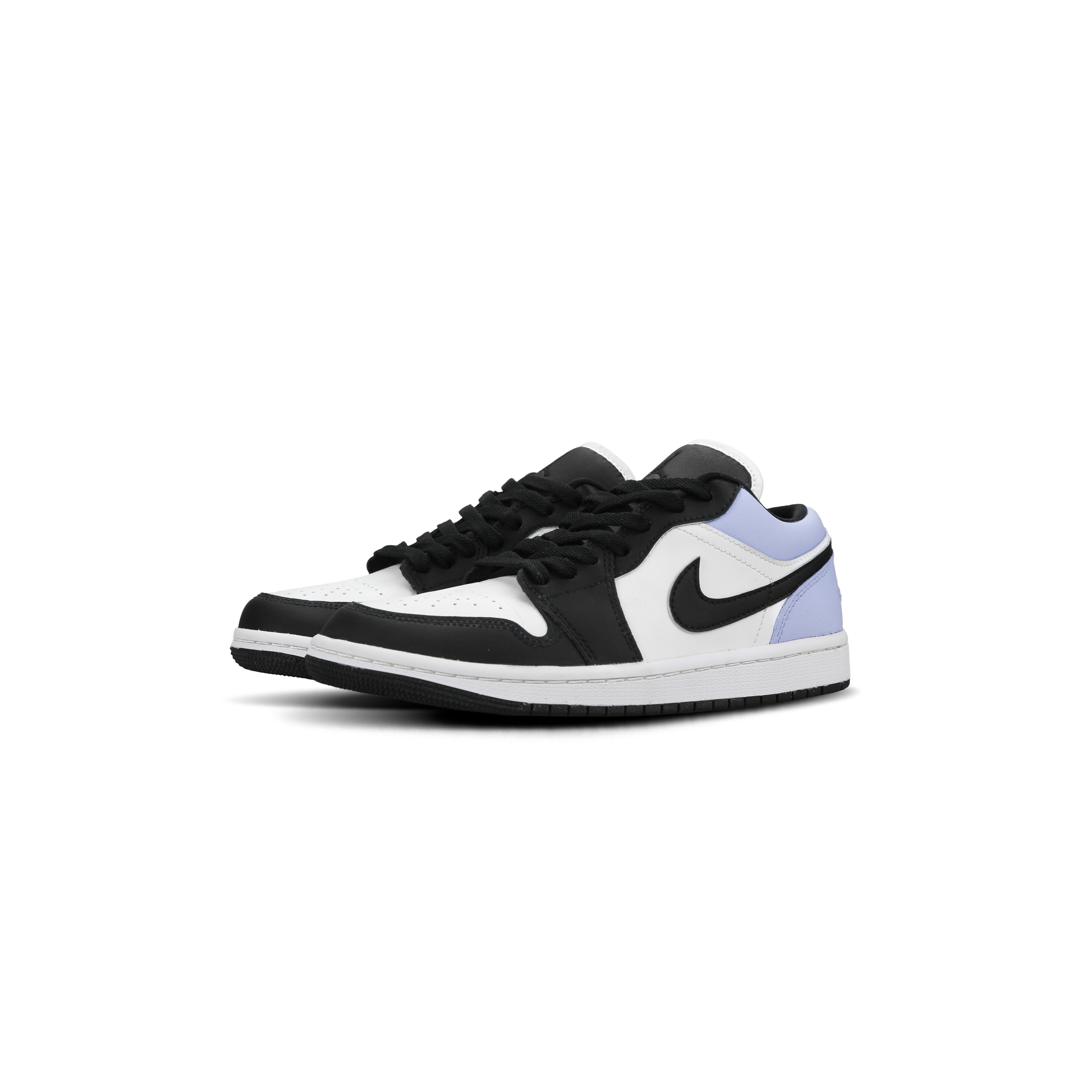Jordan Air Jordan 1 Abrasion Resistant Low top Vintage Basketball Shoes Unisex Ice Blue