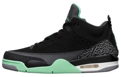 Jordan Son of Mars Low Green Glow non-slip low-top retro basketball shoes men's black green