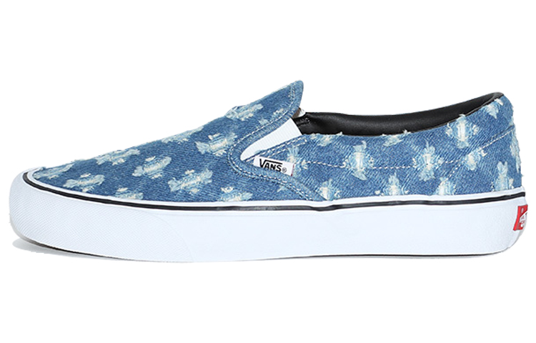 Slip-On Supreme x Slip-On Vans 'Blue Hole Punch Denim'