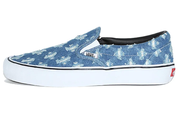Slip-On Supreme x Slip-On Vans 'Blue Hole Punch Denim'