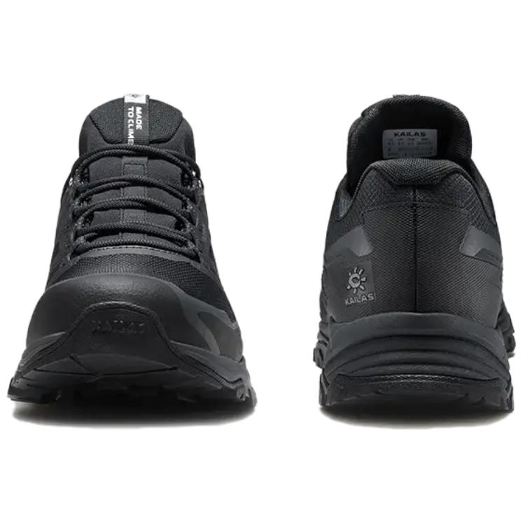 KAILAS Expedition 4 Abrasion Resistant Breathable Low top Hiking Shoes Men’s Jet Black
