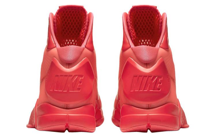 Мужские кроссовки Nike Hyperdunk 2008 Triple Solar Red (красные) — Красный / красный / красный — фото 4