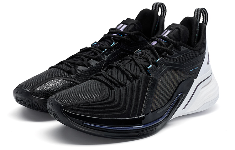 XTEP Jlin 3 JLIN3 Abrasion Resistant Low top Basketball Shoes Men’s Black White