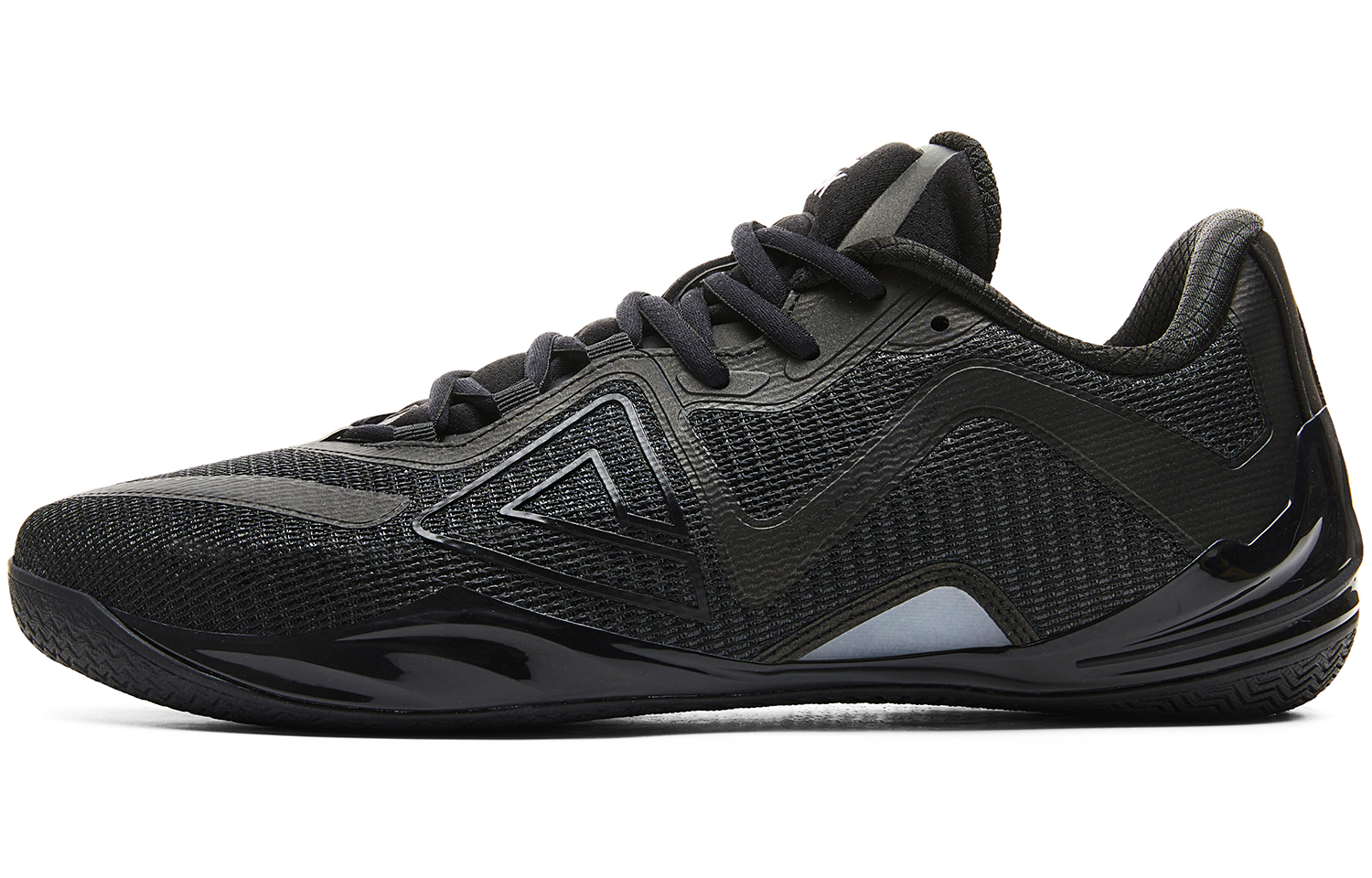 PEAK Tàijí Wúshuang, Black Warrior, Box Included Cushioning Slip Resistant Rebound Low top Basketball Shoes Men's