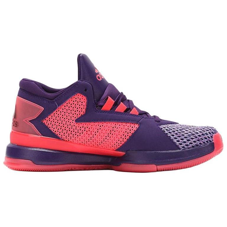Adidas BASKETBALL Slip Resistant Abrasion Resistant High top Basketball Shoes Men’s Fuchsia