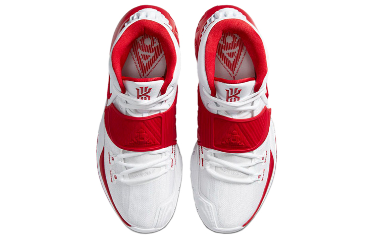 Кроссовки Nike Kyrie 6 TB EP (белый / красный) — Белыйкрасный — фото 4