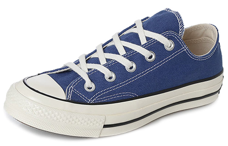 Кеды Converse Chuck Taylor Ox chuck (темно-синие) — Синий — фото 3