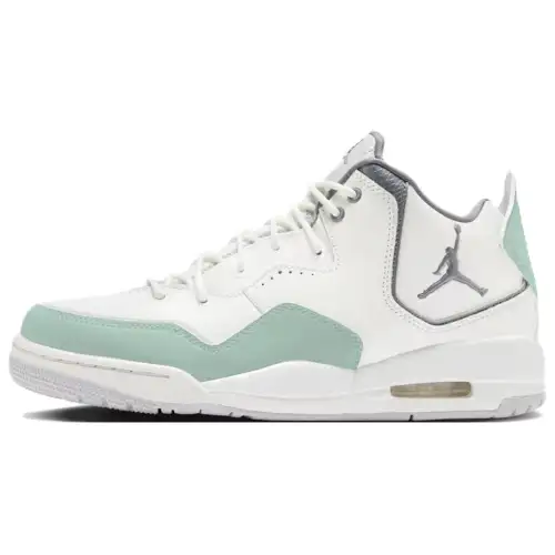 Jordan Courtside 23 Slip Resistant Slip Resistant Mid top Vintage Basketball Shoes Men's White Green