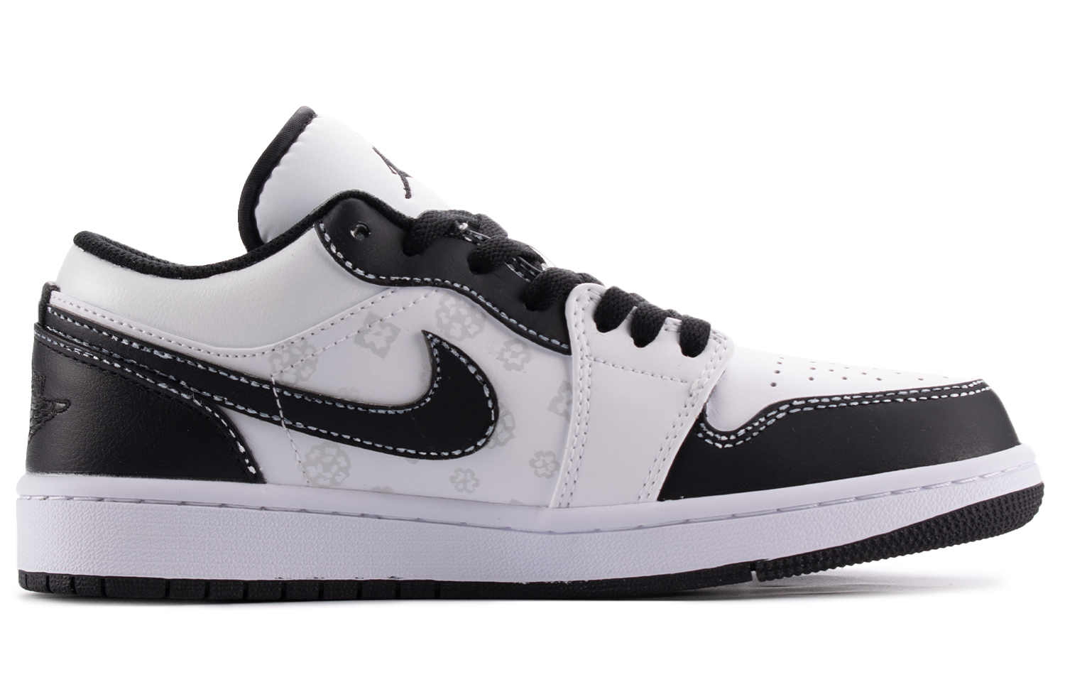 Jordan Air Jordan 1 Slip Resistant, Abrasion Resistant, Lightweight Low top Vintage Basketball Shoes Men’s Black White