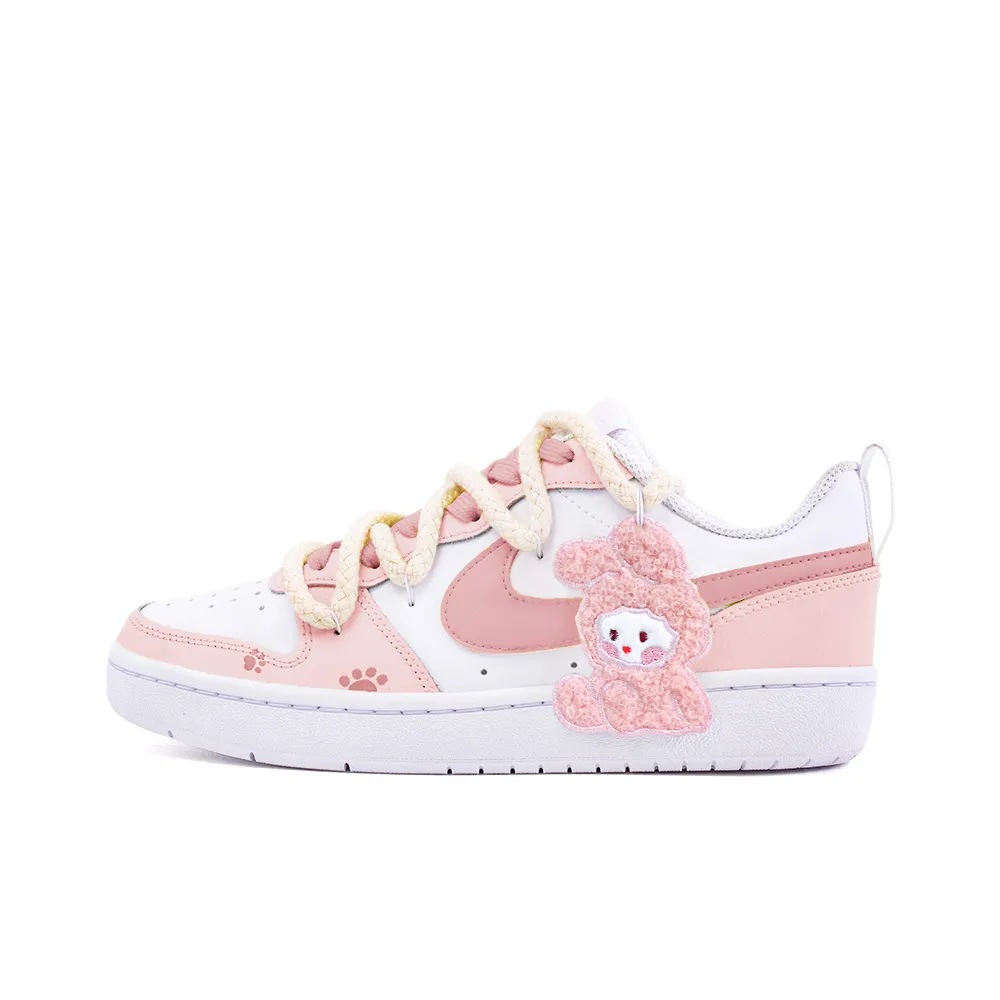Nike Court Borough Low Pearl, Amber Leather Slip Resistant Abrasion Resistant Slip Resistant Abrasion Resistant Low top