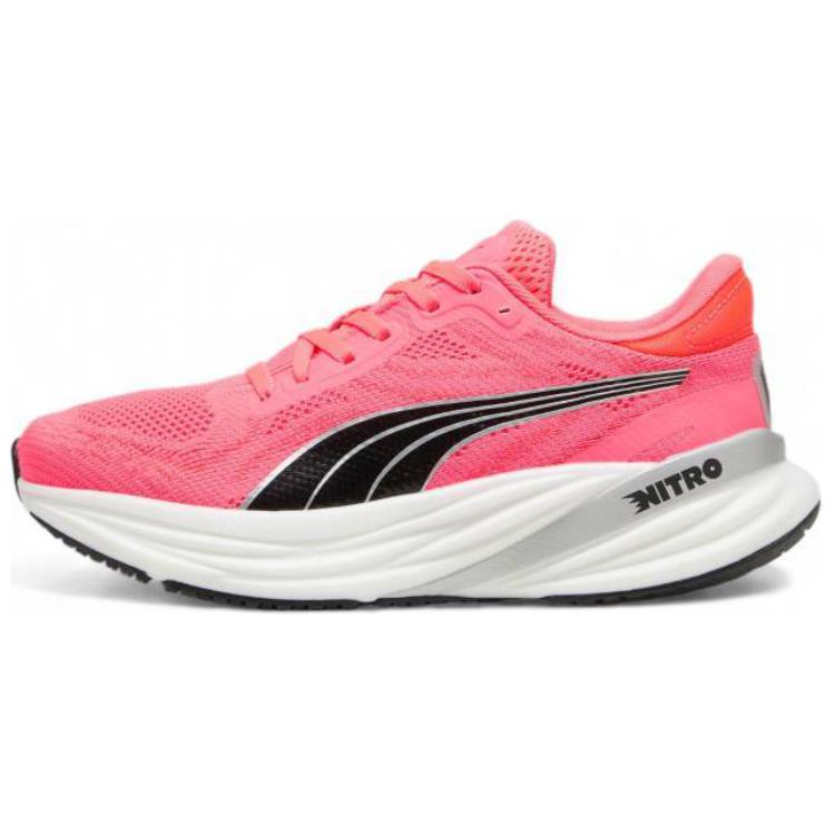 PUMA Magnify Nitro 2 Slip Resistant Abrasion Resistant Low top Running Shoes Women's Pink