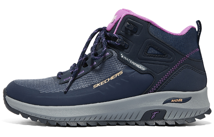 Skechers Versatile Mid top Outdoor Shoes Women’s Blue Purple