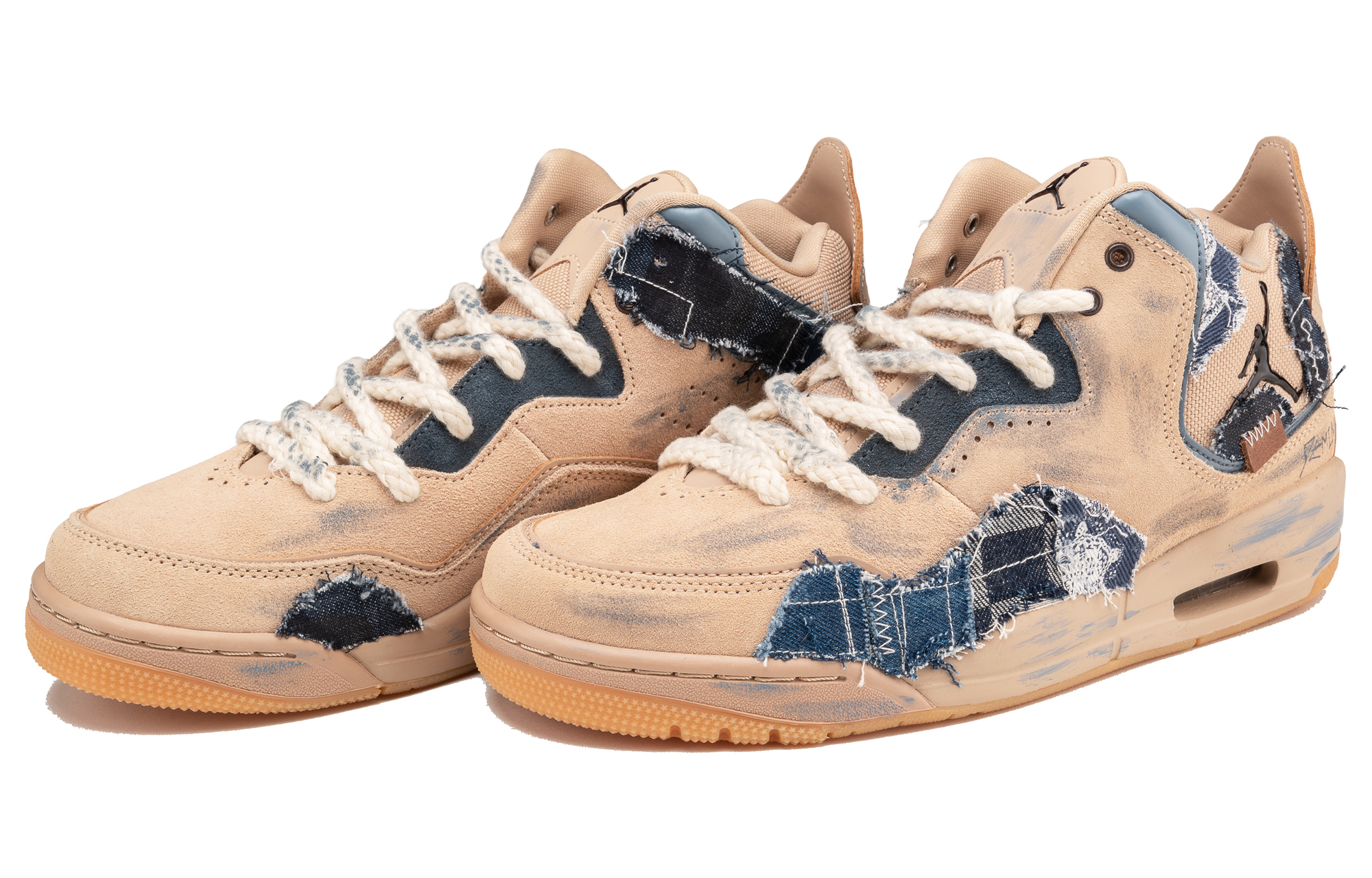 Jordan Courtside 23 Mid top Vintage Basketball Shoes Men’s Light Brown