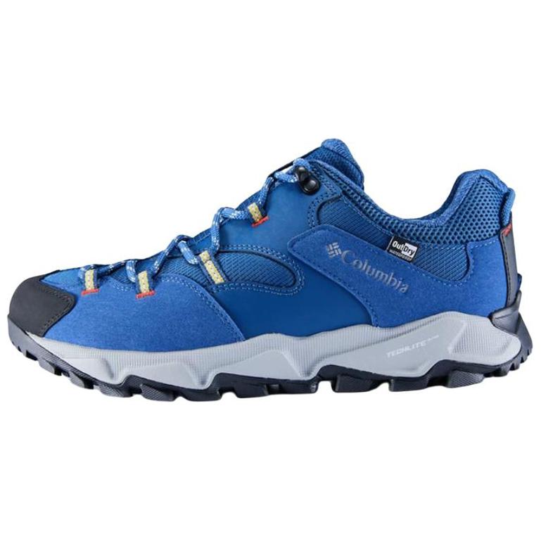 Columbia Waterproof Support Waterproof Support Low top Mountaineering Shoes Men’s Blue Wide Fit