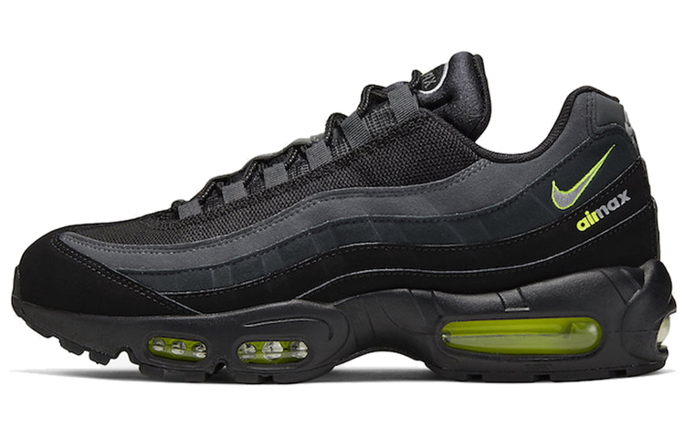 Nike Air Max 95 Retro Logo Black Grey Volt