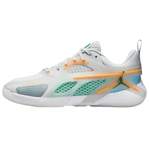 Jordan Heir Soft And Comfortable Slip Resistant Abrasion Resistant Low top Basketball Shoes Unisex Light Gray