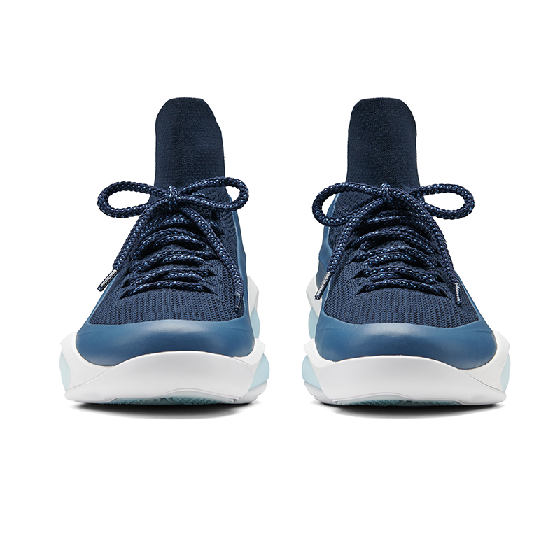 EQLZ EQUALIZER Cushioning Slip Resistant Abrasion Resistant High top Basketball Shoes Unisex Blue