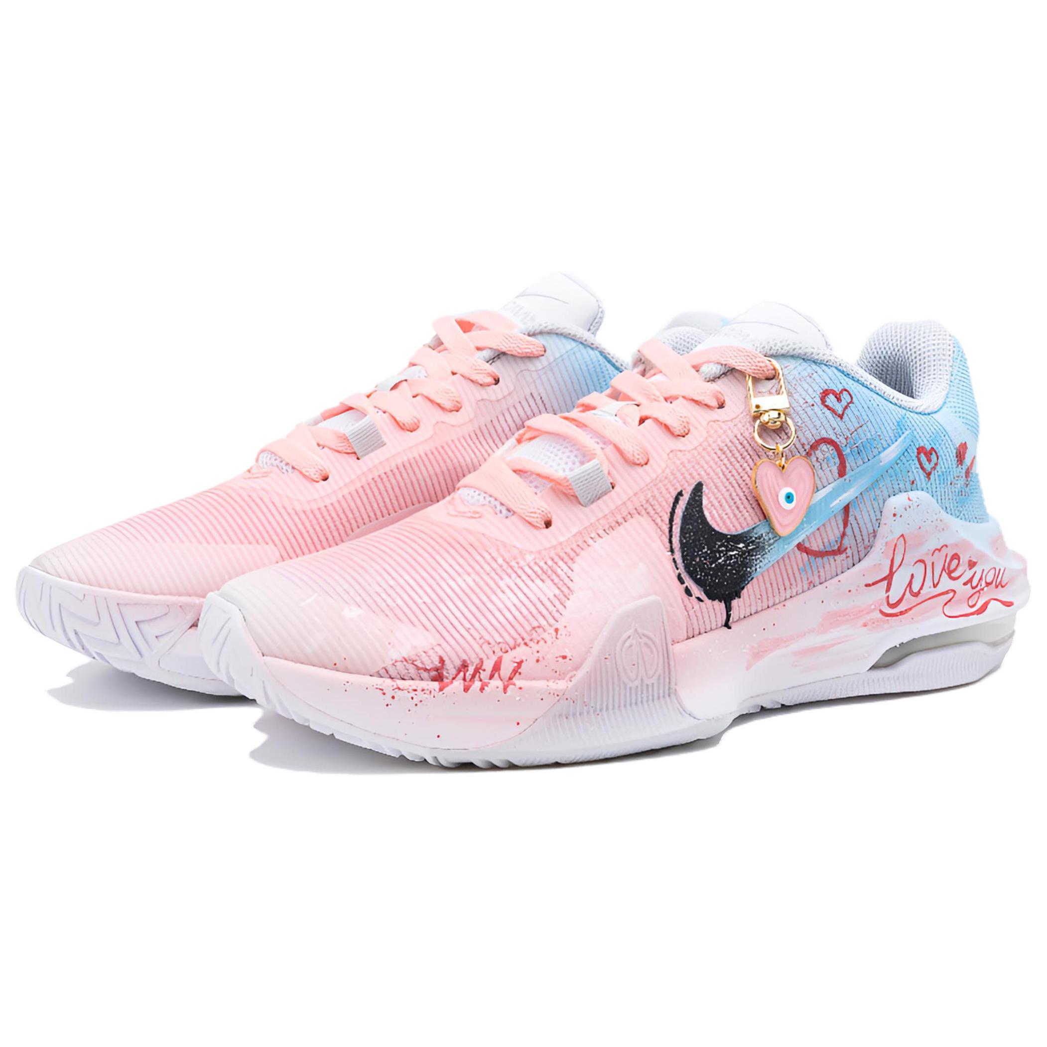 Nike Air Max Impact Star Moon Night Fantasy Fabric Abrasion Resistant Low top Vintage Basketball Shoes Men’s Pink