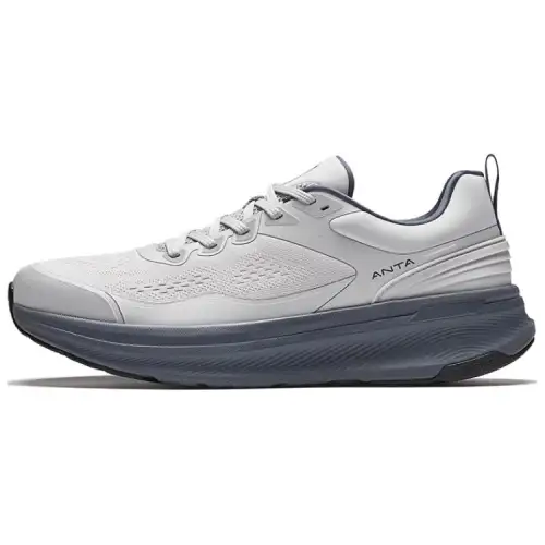 Anta Slip Resistant, Abrasion Resistant, Breathable Low top Training Shoes Men's Gray