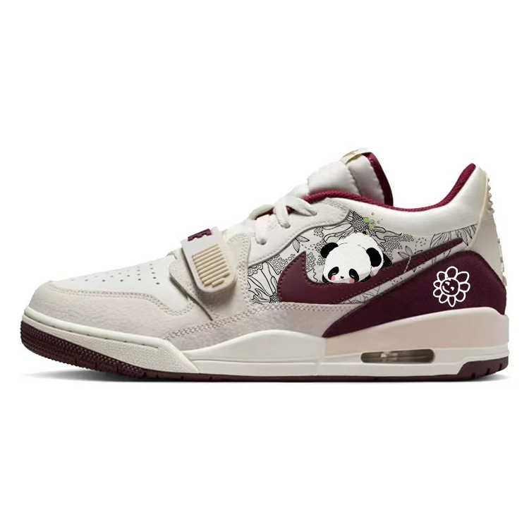 Jordan Legacy 312 Abrasion Resistant Slip Resistant Low top Vintage Basketball Shoes Men's Beige Brown