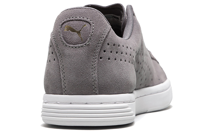 Кеды PUMA Court Star Suede (серо-белые) — Серыйбелый — фото 5