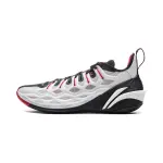 Li Ning Buckets Cushioning Slip Resistant Breathable Low top Basketball Shoes Men's Black White