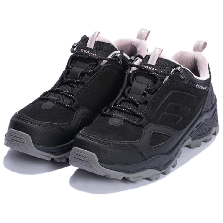 TOREAD Outdoor Sports Slip Resistant Lightweight Non slip Lightweight Low top Hiking Shoes Women’s Black Pink
