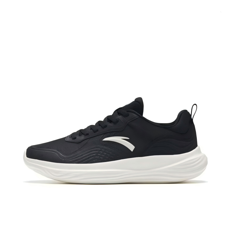 Anta Variety Training Collection Lightweight Cushioning Support Low top Training Shoes Men’s Black/Ivory White