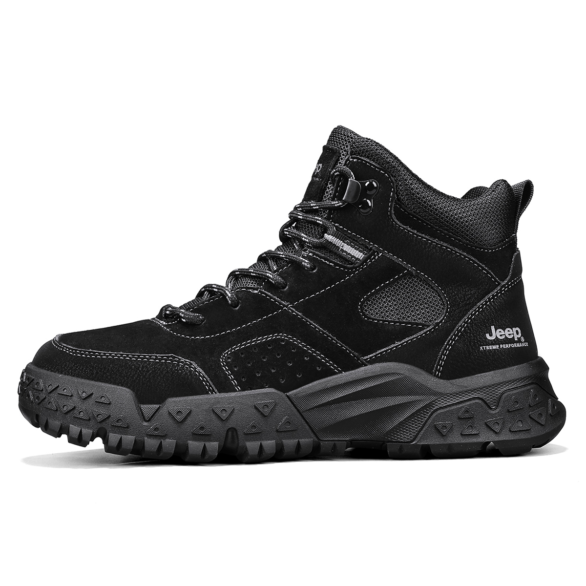 Jeep High top Mountaineering Shoes Men’s Black