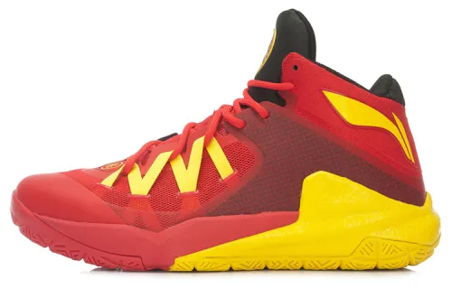 Li Ning All In Team 3 Textile, Synthetic Leather, TPU Cushioning Slip Resistant Abrasion Resistant Coverage Support