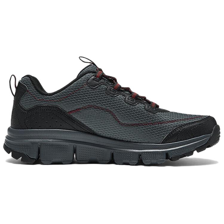 Skechers Summits At Wear resistant And Lightweight Low top Hiking Shoes Men’s Charcoal Black