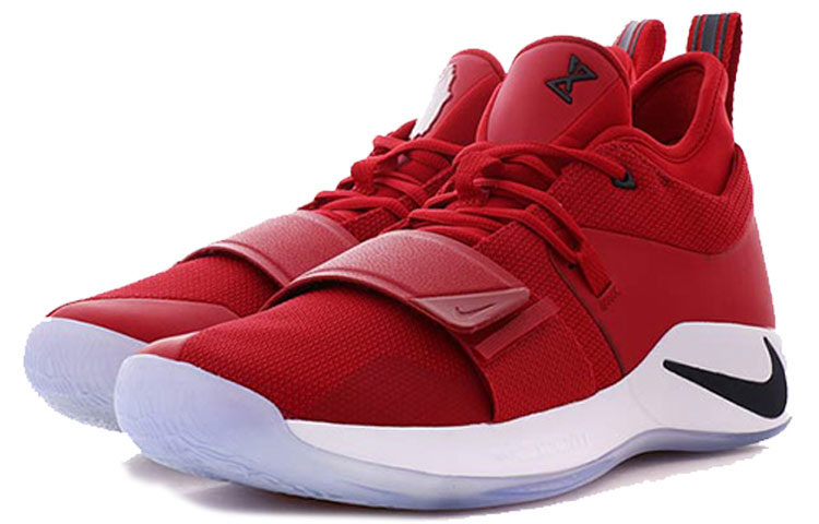 Мужские кроссовки Nike PG 2.5 (красно-черные) — фото 2