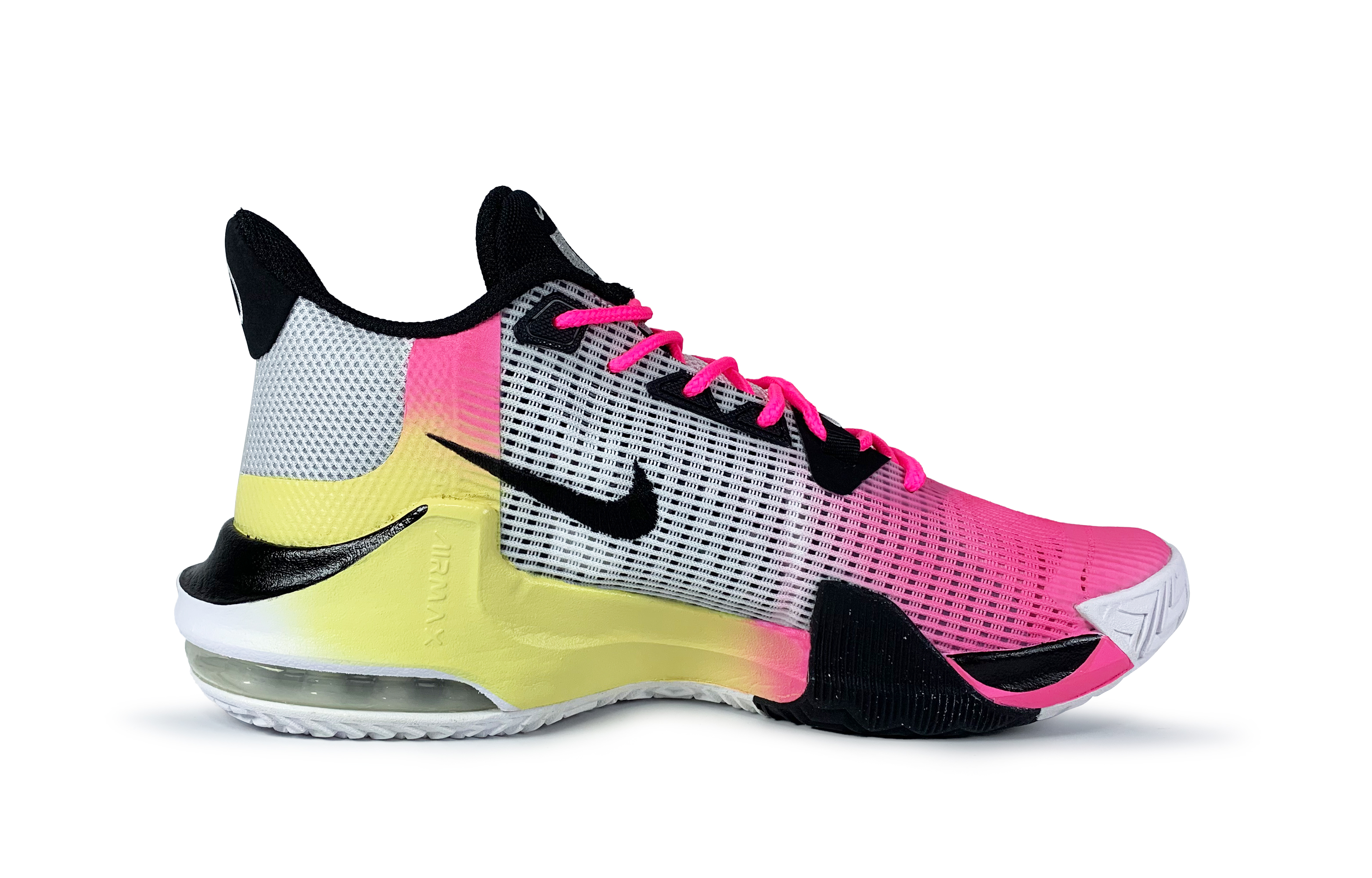Nike Air Max Impact Flame Speed Zhengfeng Low top Basketball Shoes Men’s Black Pink Yellow
