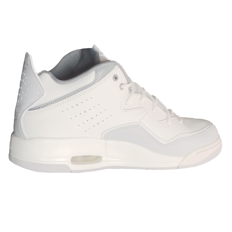 Jordan Courtside 23 Abrasion Resistant Slip Resistant Mid top Vintage Basketball Shoes Men’s Gray White