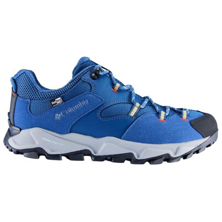 Columbia Waterproof Support Waterproof Support Low top Mountaineering Shoes Men’s Blue Wide Fit