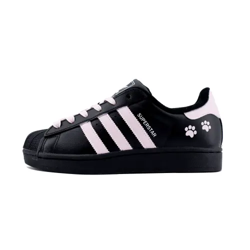 Adidas Originals Superstar 2 Chuangyi, Cute Cat Paw Slip Resistant Abrasion Resistant Low top Skateboard Shoes Unisex
