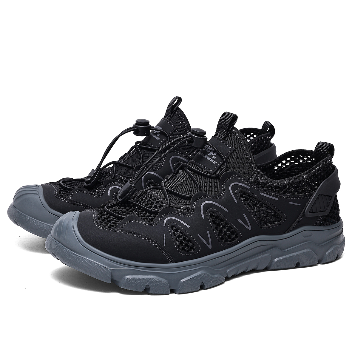 Jeep Fabric Low top Hiking Shoes Men’s Black
