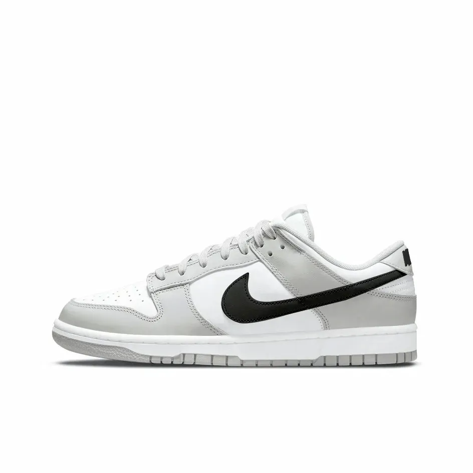 Nike Dunk Slip Resistant Abrasion Resistant Low top Skateboard Shoes Men's Black Gray
